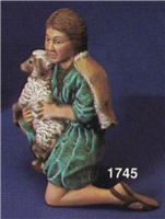 1745 Boy Shepherd with Sheep