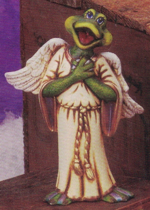 2879 Standing Angel Frog