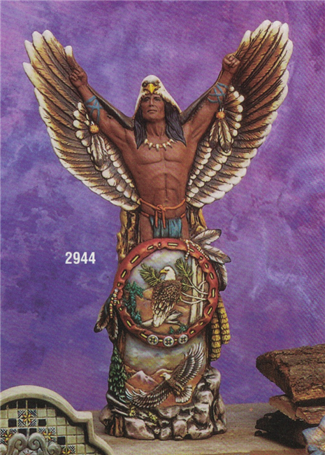 2944 Eagle Warrior Totem