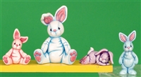 3079 Plush Rabbit Babies