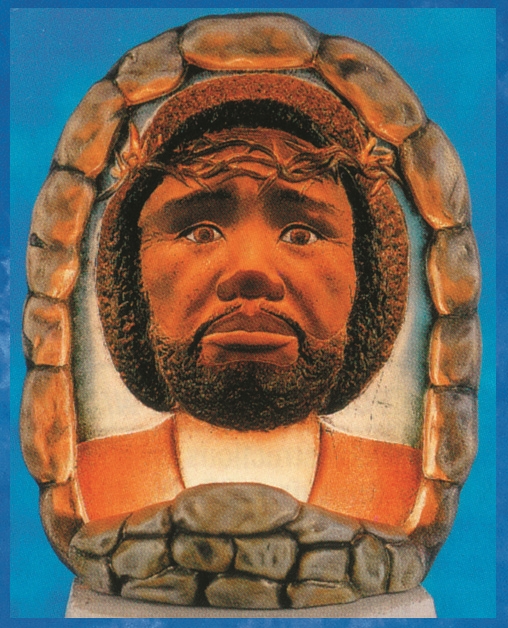 3119 African Jesus Watching