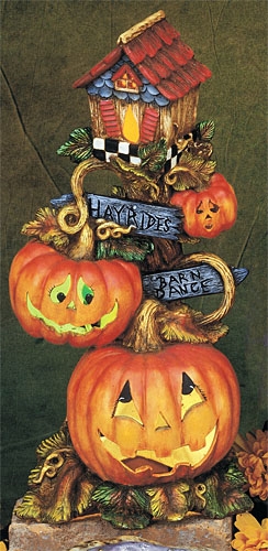 3326 Birdhouse Pumpkins