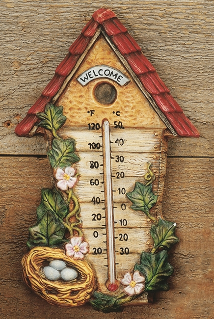 3380 Birdhouse Thermometer