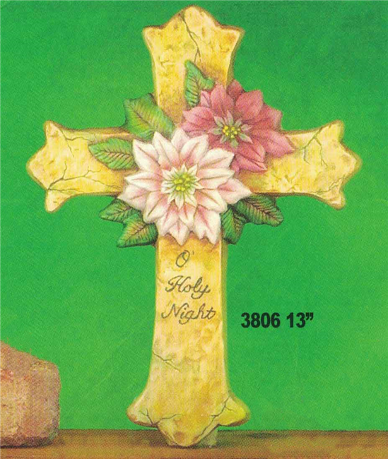 3806 Poinsettia Cross