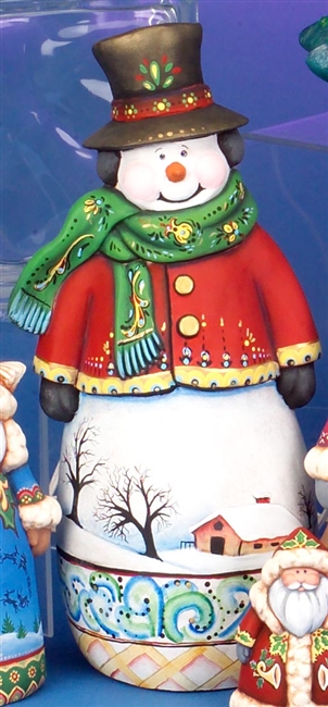 3857 XL Pottery Snowman