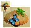 4012 Frog/Butterfly Cap