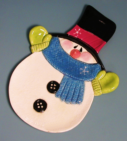 CS09 Snowman Plate