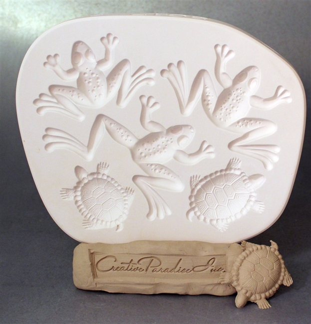 SG17 Frog & Turtle Sprig Mold