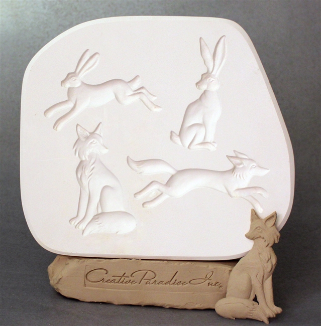 SG63 Fox and Hare Sprig Mold