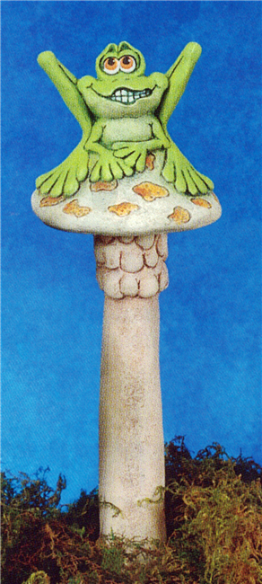 TL931A Frog Mushroom Stake