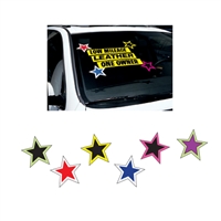 Windshield Adhesive Stars