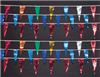 60 ft. Metallic Rainbow Pennants