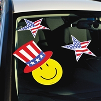 Patriotic Star Decals