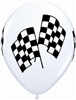 11 Inch Checkered Racing Flag Balloons