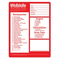 Vehicle Information Sticker