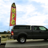 Custom Swooper Flag and Pole Kit w/ Trailer Hitch