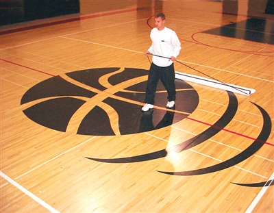 6' Court Clean with (1) Custom Towel