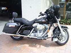 Harley Davidson FLHT Windshield by Precision Plastic Products, Inc.