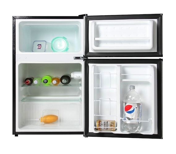 Dorm Room Storage - Midea College Fridge with Freezer - 3.1 Cu Ft College  Essential