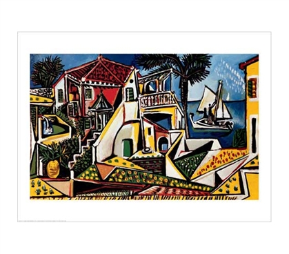 Refines Your Dorm Wall Decor - Paysage Mediterraneen - Picasso Poster - Cool College Supplies