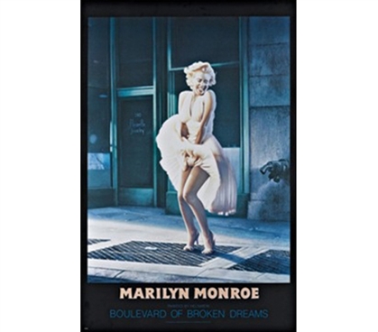 Marilyn Monroe Broken Dreams Poster - Great Poster For A College Girl