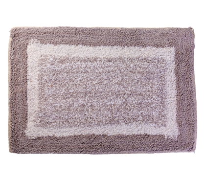 College Cotton Bath Mat - Muted Purple