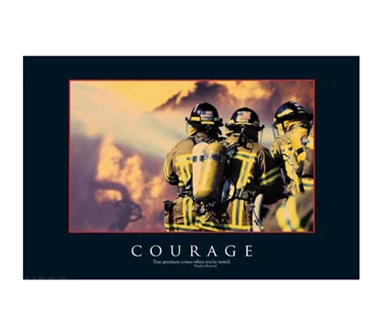 Best Wall Decor For Dorms - Courage Poster - Cool Decor Item For Dorms