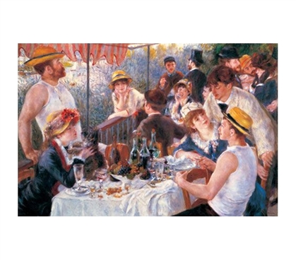 French Art Le Dejeuner des Canotiers - Renoir Poster