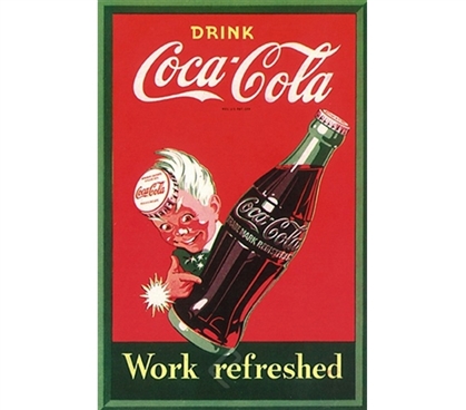 Classic Drink Coca-Cola - Work Refreshed Poster