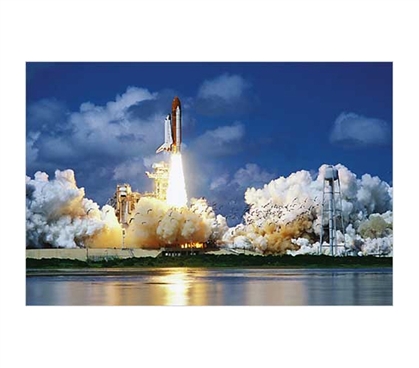 Decorate Your Dorm - Space Launch at NASA - Dorm Life Poster - Cool Wall Decor