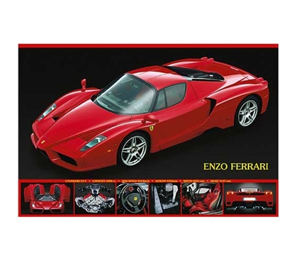 Great-Looking Dorm Poster - Ferrari Enzo Poster - Cool College Poster