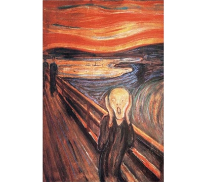 Famous Masterpiece - The Scream Artwork for College