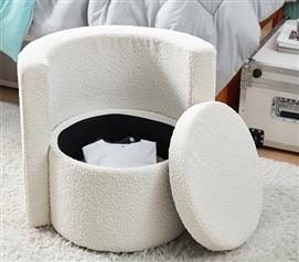 2East - Comfort Cushion Seat - With Storage - Pure White
