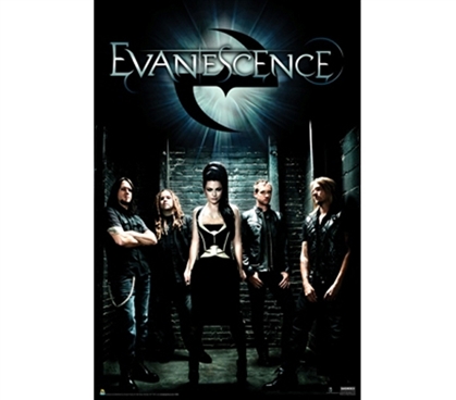 Cool Dorm Poster of Evanescence Band - Group Shot Wall Poster of All Band Members