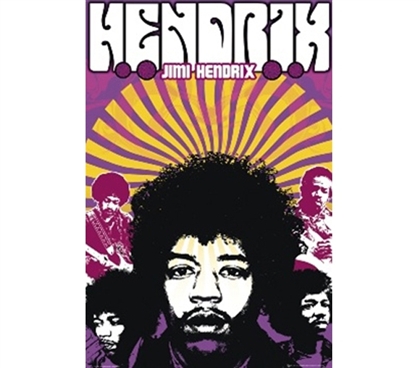 Rocker Jimi Hendrix Legend of Musician Dorm Poster