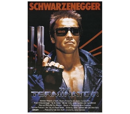 Machine Portrait of The Terminator - Score Poster