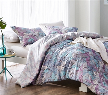 Best Dorm Duvet Cover for Oversized College Comforter Carnival Rio Multicolor Twin XL Bedding Set