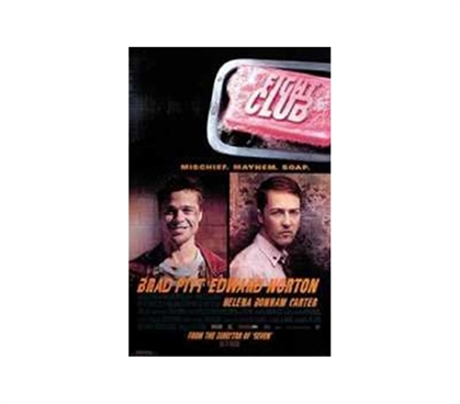 College Movie Lover Essential - Fight Club Poster