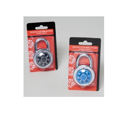 50 MM Combination Padlock College Supplies Dorm Security Must Have Dorm Room Gadgets