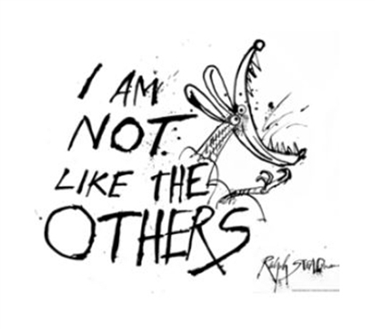 Ralph Steadman - I'm Not Like Others Poster - Dorm Decor