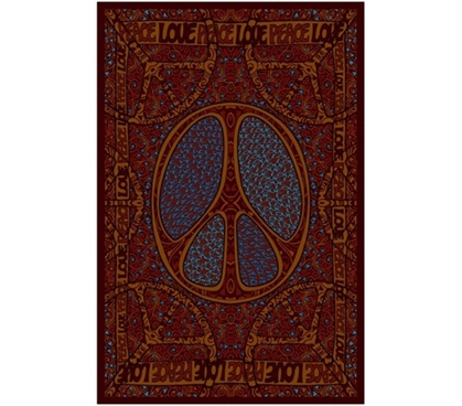 Peace Love Tapestry Dorm bedding supplies