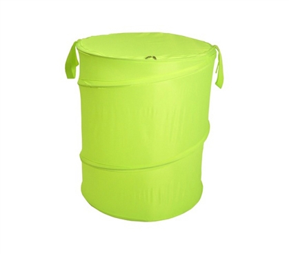 Lime Green Bongo - Durable Dorm Laundry Hamper - Durable And Colorful