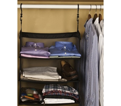 Portable Dorm Closet Shelves  (2 in 1 College Product)