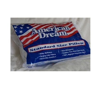 American Made Dream Pillow - Standard Bedding Size Dorm Accessory