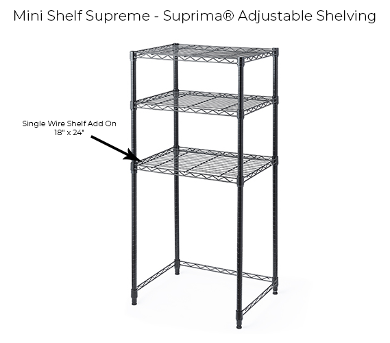 Real Living Supreme 2-Tier Over-The-Fridge Storage Shelf