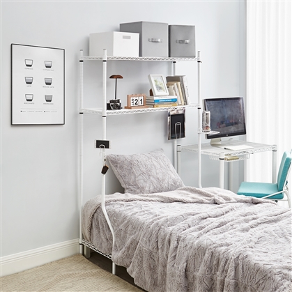 REFURB SuprimaÂ® Over the Bed Shelf Supreme - White