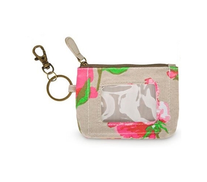 Dorm Accessories - Pretty Posies Student ID Case - Key Holder