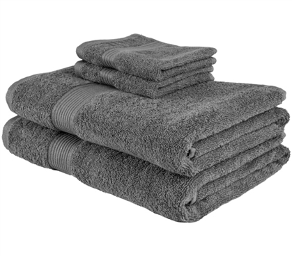 Antimicrobial Dorm Room Towel Set College Shower Essentials 100 Cotton Bathroom Supplies