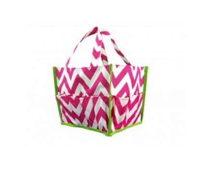 Chevron Pink and Green Dorm Organizer Dorm Storage Solutions Must Have Dorm Items