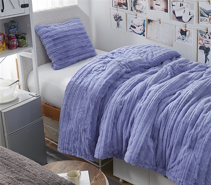 You're Makin Me Plush - Coma Inducer Twin XL Comforter - Provence Purple